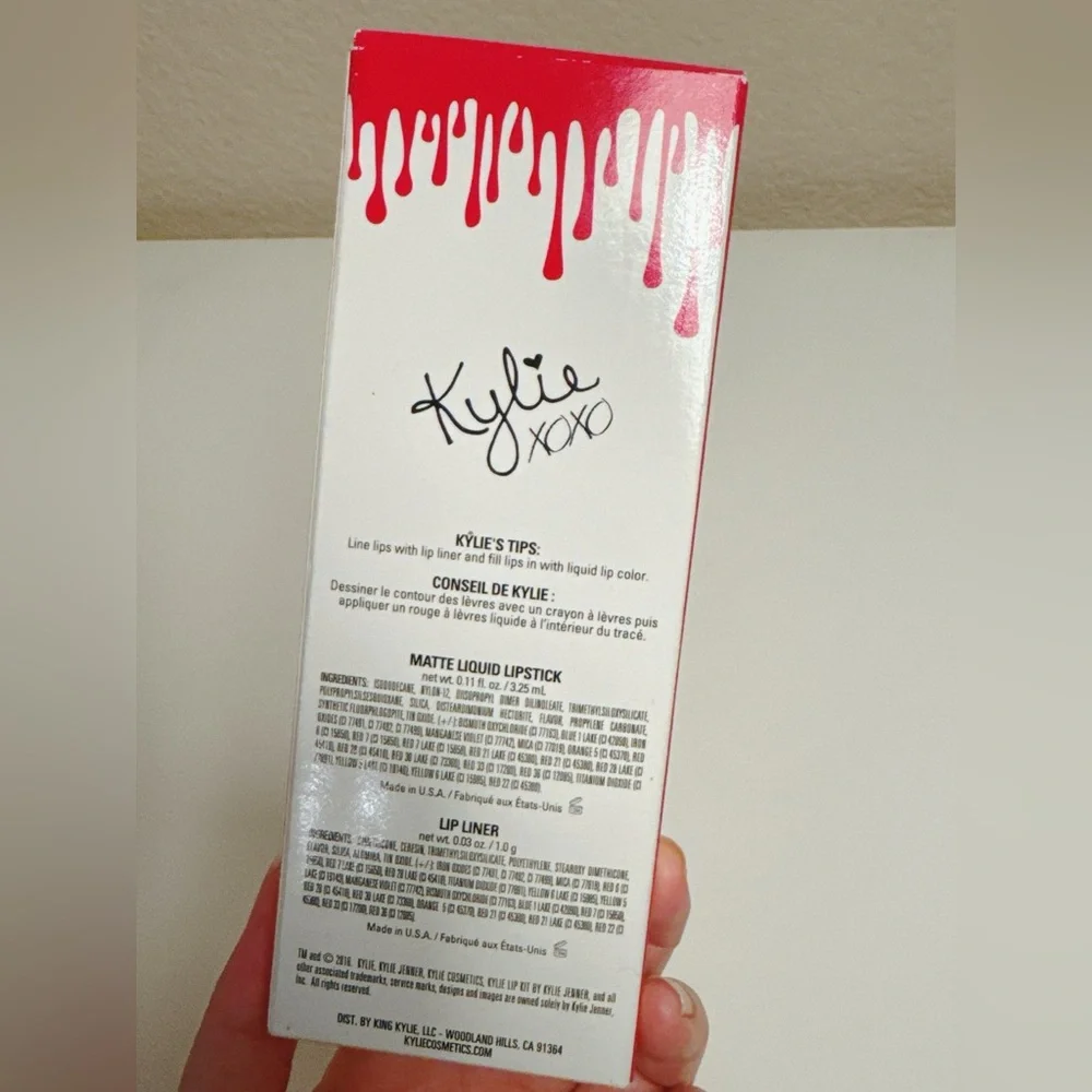 Kylie Cosmetics Lip Kit Mary Jo K Matte Liquid Lipstick & Lip Liner Set - Picture 7 of 8